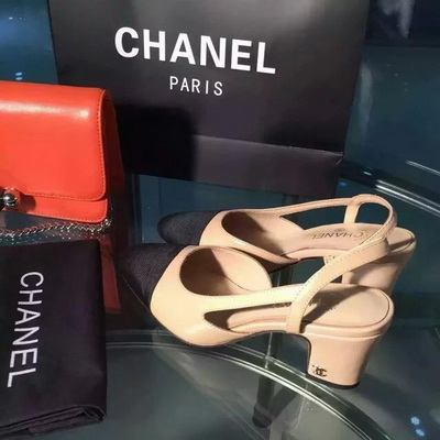 CHANEL slingback Women--036